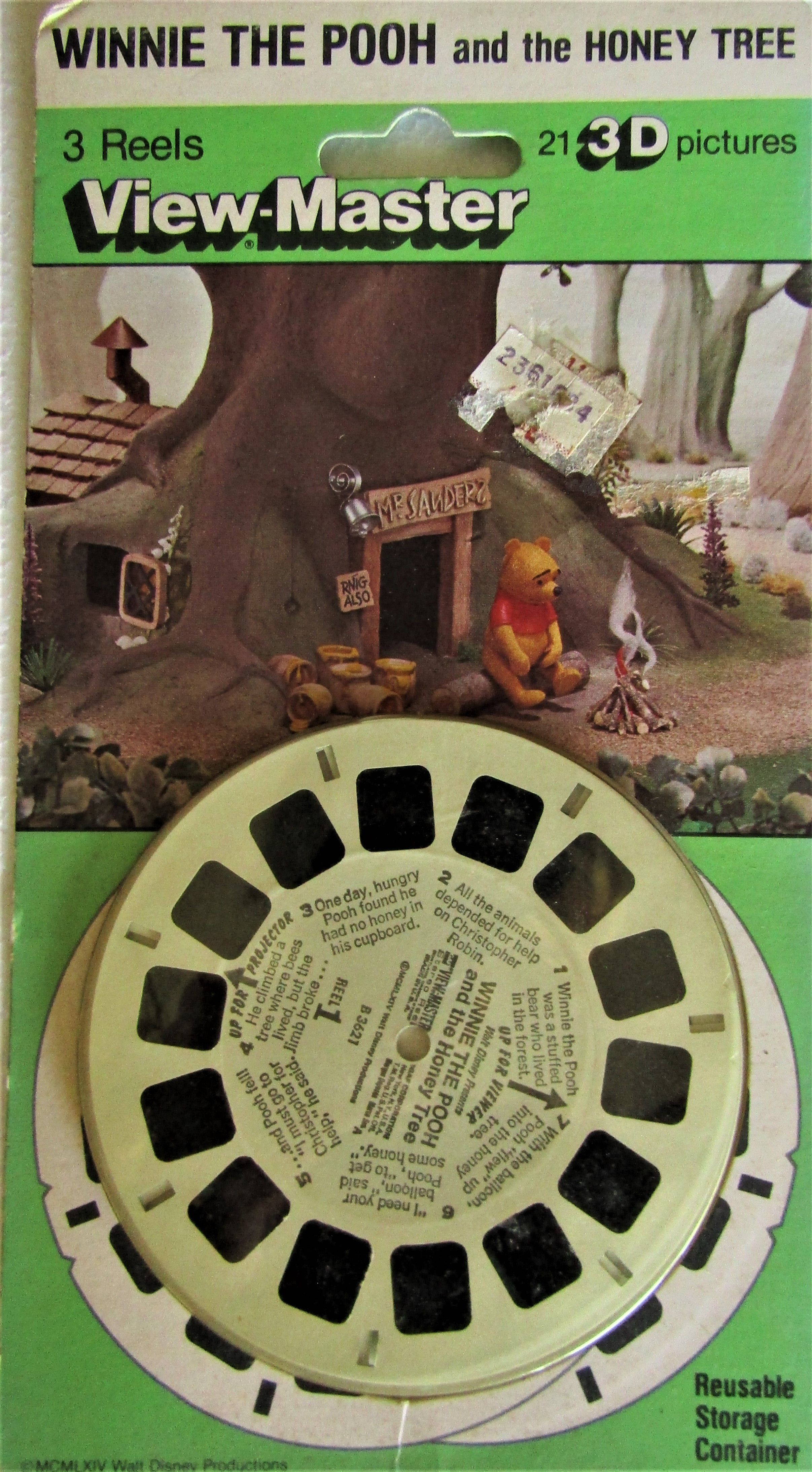 Vintage View-Master: Winnie The Pooh and the Honey Tree