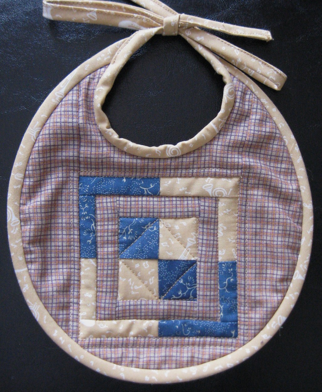 quilted baby bibs