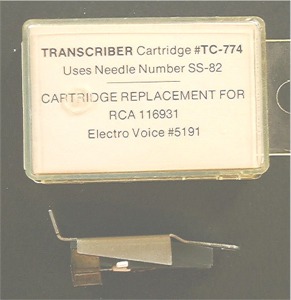 RCA Replacement transcriber cartridge